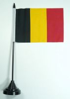 Fahne / Tischflagge Belgien NEU 11 x 16 cm Flaggen Fahne / Tischflagge Belgien NEU 11 x 16 cm Flaggen