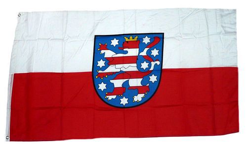 Flagge / Fahne Freistaat Thüringen Hissflagge 90 x 150 cm