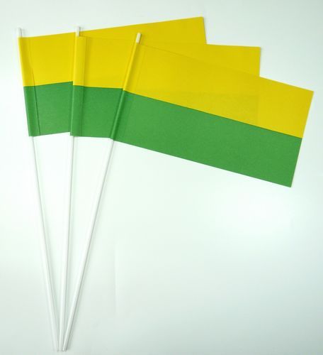 Papierfahnen gelb / grün
