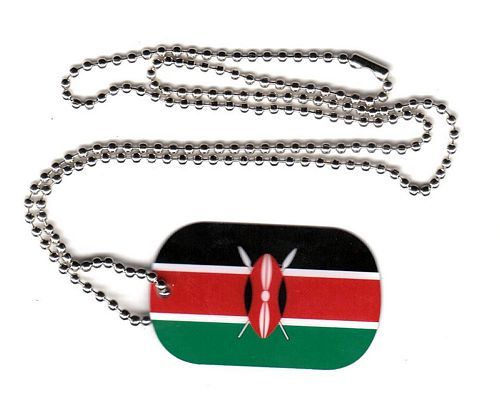 Dog Tag Fahne Kenia