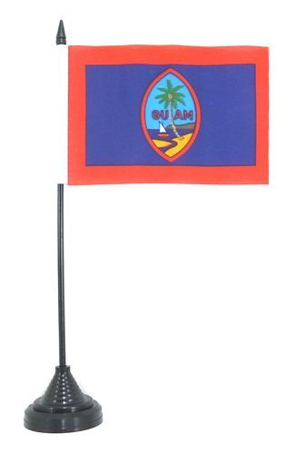 Fahne / Tischflagge Guam NEU 11 x 16 cm Fahne