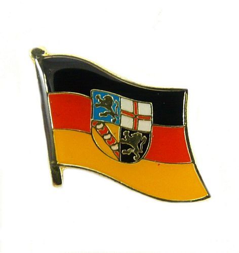 Flaggen Pin Fahne Saarland Pins NEU Anstecknadel Flagge