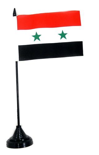 Fahne / Tischflagge Syrien NEU 11 x 16 cm Fahne