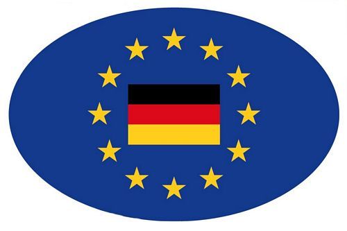 Wappen Aufkleber Sticker Europa Deutschland