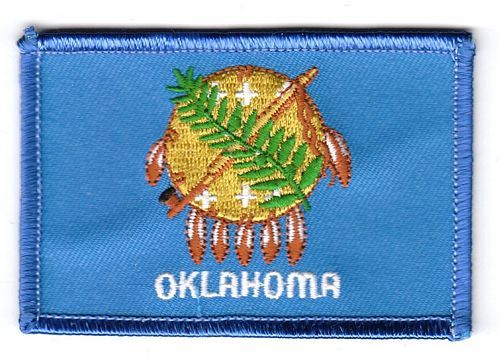 Fahnen Aufnäher USA - Oklahoma