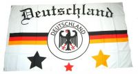 Fahne / Flagge Deutschland Fußball 2 90 x 150 cm Fahne / Flagge Deutschland Fußball 2 90 x 150 cm