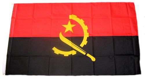 Flagge / Fahne Angola Hissflagge 90 x 150 cm 