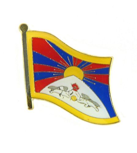 Flaggen Pin Tibet