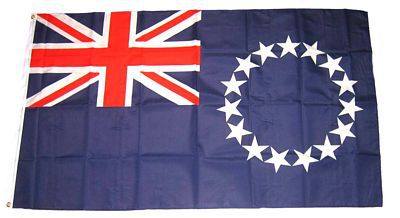 Flagge / Fahne Cookinseln Hissflagge 90 x 150 cm