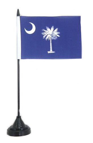 Fahne / Tischflagge USA - South Carolina NEU 11 x 16 cm Fahne