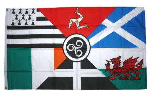 Fahne / Flagge Keltische Nationen 90 x 150 cm