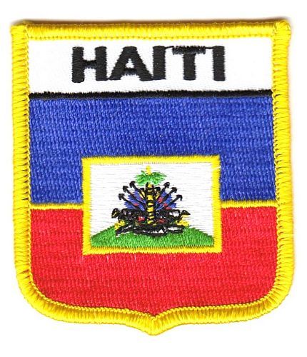 Wappen Aufnäher Fahne Haiti