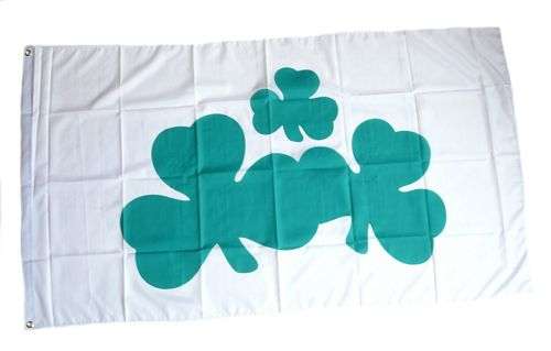 Fahne Irland Shamrock Kleeblatt Hissflagge 90 x 150 cm Flagge 