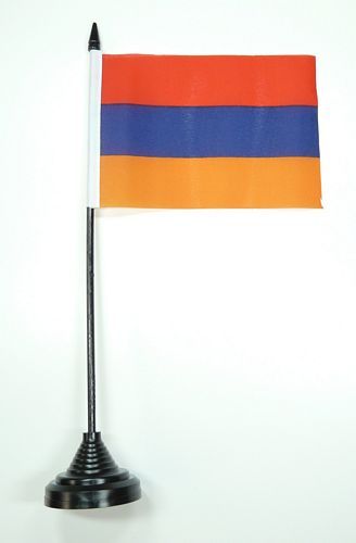 Fahne / Tischflagge Armenien 11 x 16 cm Flaggen