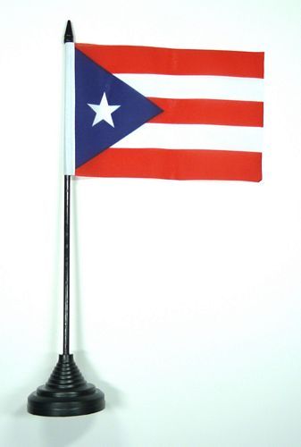 Fahne / Tischflagge Puerto Rico NEU 11 x 16 cm Flaggen