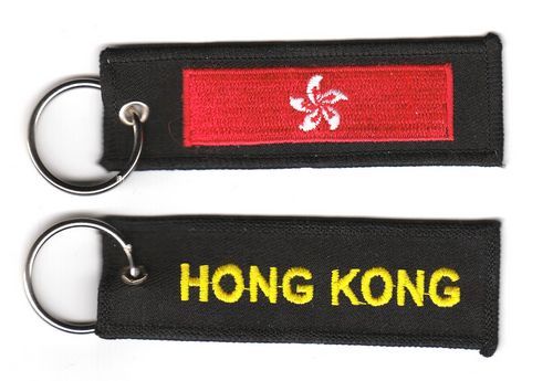 Fahnen Schlüsselanhänger Hong Kong