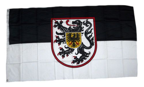 Fahne Identitäre Bewegung schwarz Hissflagge 90 x 150 cm Flagge 