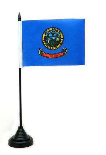 Fahne / Tischflagge USA - Idaho NEU 11 x 16 cm Fahne
