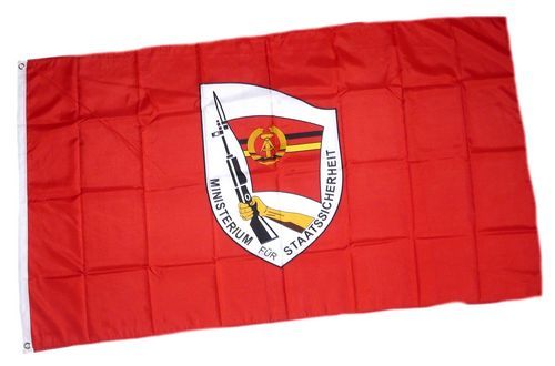 Fahne / Flagge DDR - Staatssicherheit 90 x 150 cm
