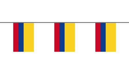 Flaggenkette Kolumbien 6 m