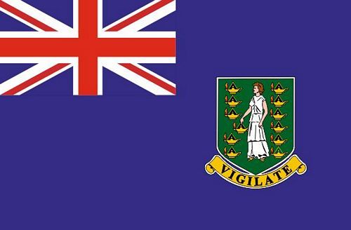 Fahnen Aufkleber Sticker British Virgin Inseln