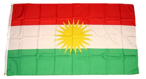 Flagge / Fahne Kurdistan Hissflagge 90 x 150 cm