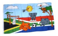 Fahne / Flagge Fußball Kinder WM Südafrika 90 x 150 cm Fahne / Flagge Fußball Kinder WM Südafrika 90 x 150 cm