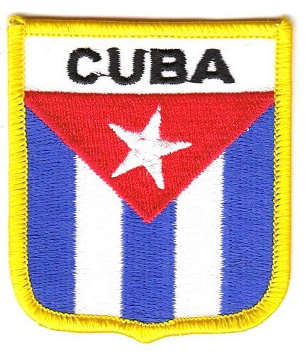 Wappen Aufnäher Fahne Kuba