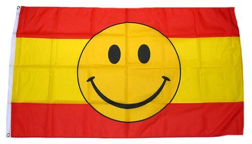 Fahne / Flagge Spanien Smile 90 x 150 cm