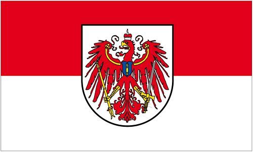 Fahne / Flagge Brandenburg Adler alt 90 x 150 cm