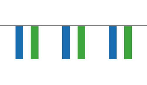 Flaggenkette Sierra Leone 6 m