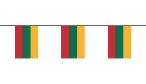 Flaggenkette Litauen 6 m