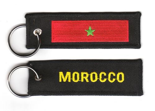 Fahnen Schlüsselanhänger Marokko