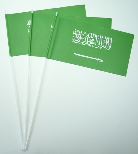 10 Papierfähnchen Saudi Arabien Papierfahnen Fahne