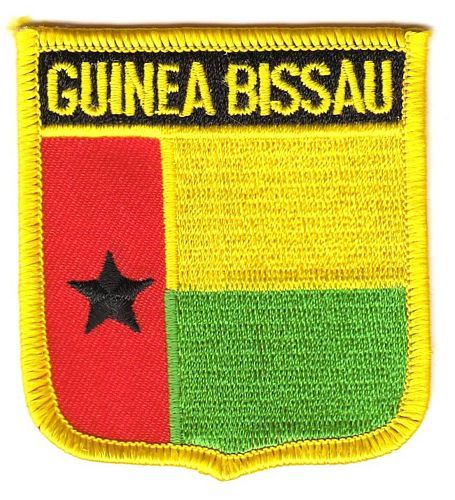 Wappen Aufnäher Fahne Guinea Bissau