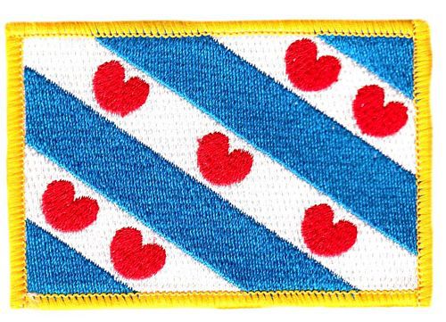 Fahnen Aufnäher Niederlande - Friesland Fahne Flagge Patch