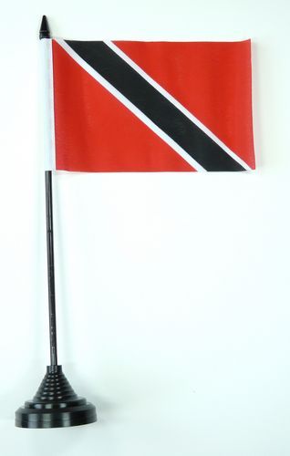 Fahne / Tischflagge Trinidad & Tobago NEU 11 x 16 cm