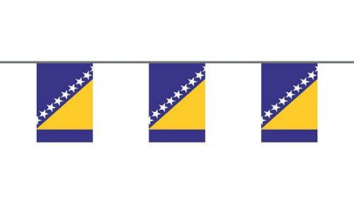 Flaggenkette Bosnien Herzegowina 6 m