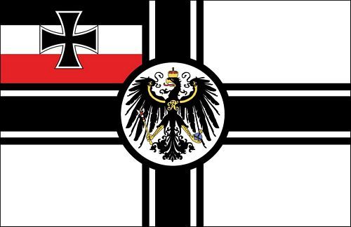 Fahnen Aufkleber Sticker Reichskriegsflagge