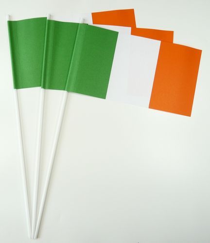 10 Papierfähnchen Irland Papierfahnen Fahne Flagge