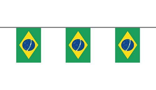 Flaggenkette Brasilien 6 m