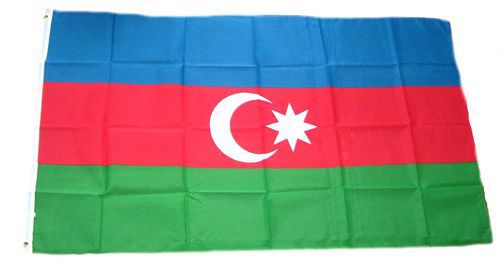 Flagge / Fahne Aserbaidschan Hissflagge 90 x 150 cm