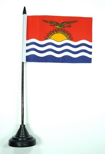Fahne / Tischflagge Kiribati NEU 11 x 16 cm Flaggen