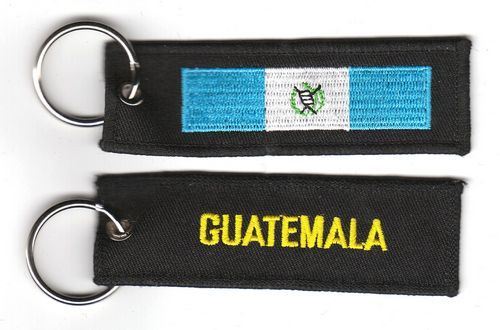 Fahnen Schlüsselanhänger Guatemala