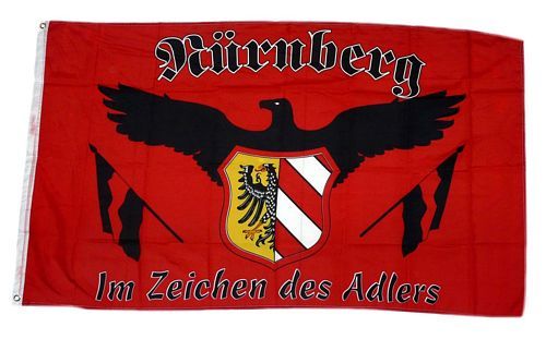 Fahne / Flagge Nürnberg Adler Fan 90 x 150 cm