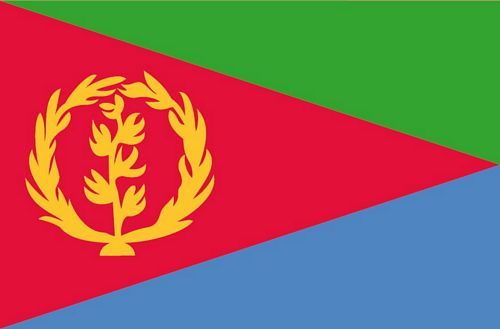Fahnen Aufkleber Sticker Eritrea