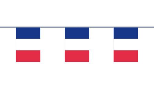 Flaggenkette Frankreich 6 m
