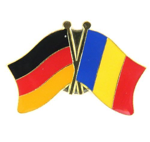 Fahnen Freundschaftspin Anstecker Rumänien 