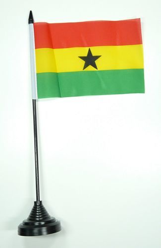 Fahne / Tischflagge Ghana 11 x 16 cm Flaggen