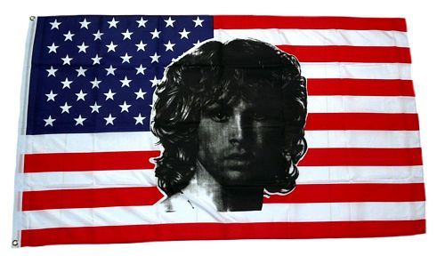 Fahne / Flagge USA - Jim Morrison 90 x 150 cm